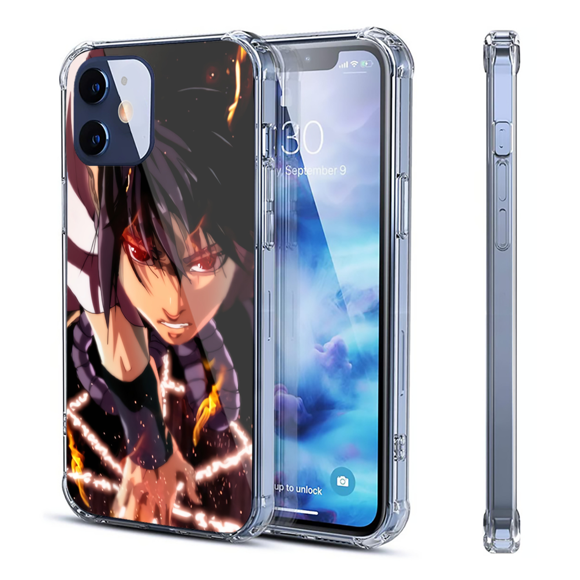 （画像用） NARUTO -ナルト- NARUTO -ナルト- 疾風伝 【iPhone 12シリーズ対応】透明スマホケース（クリアソフトケース）